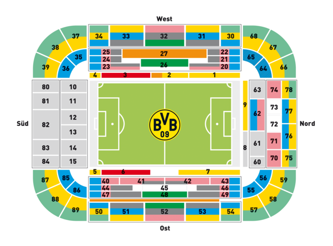 Stadion sitzplätze bvb BVB: Vorerst