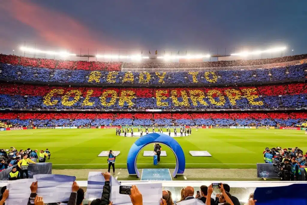 Das neue "Spotify Camp Nou" fasst nun 99.354 Zuschauer und ist somit das größte Fußballstadion in Europa.